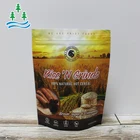 100g Resealable Matte Aluminum Foil Pouch Doy Pack Food Packaging Bags For Cereal / Sugar