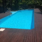 Semi-Gloss Ocean Blue Chlorinated Rubber Pool Paint for Concrete Floor