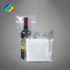 Custom logo design printing plastic wine bottle bag
