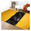 oem custom printed meeting room yellow carpet