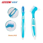OEM Service Double Sided Denture Brush With Brand Logo