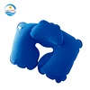 Wholesale accept custom logo plastic pvc tpu travel airplane rest u shape air inflatable neck pillow