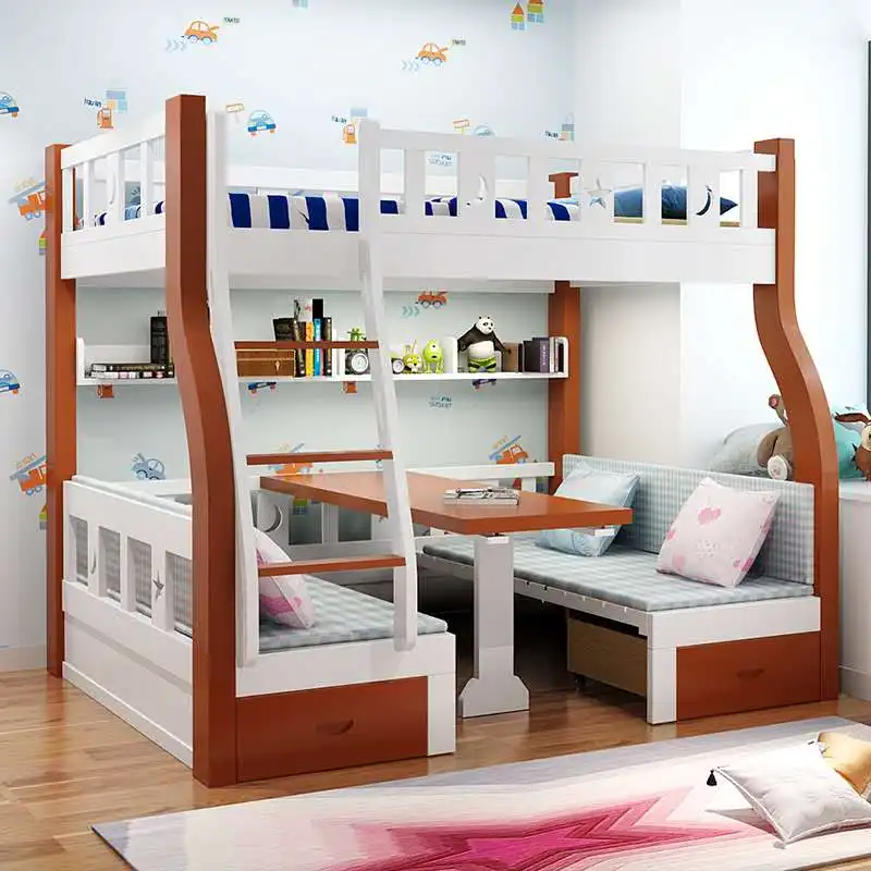 المصنع مباشرة بيع مدرسة خشبية سرير الطفل سرير الاميرة الاطفال سرير بطابقين لغرفة النوم