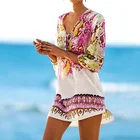 Women Swimsuit Sexy Cover Ups Swimwear Mesh Bathing Suit Summer Beach Dress swimsuit cover up beachwear swimwear for women