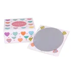 A Set Of Big size round shape foil cardboard cake board and colorful printing box for gift