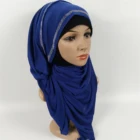 hotsale muslim premium strass stretch cotton jersey hijab