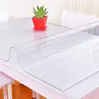 Factory Wholesale Table Cover Clear Soft Pvc Thick Clear Plastic Table Cloth