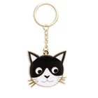 High quality promotional gold metal keychain custom keyrings