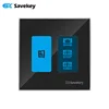 Smart touch screen electrical infrared remote control curtain switch for home automation
