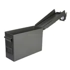 Iron Safewell 30 Cal Metal Small Gun Pistol Ammo Storage Case