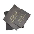 Wholesale Custom Famous Brand Name Logo Centerfold Woven Damask Clothes Labels for Clothing