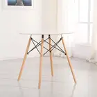 Mdf Wood Table Factory Hot Selling MDF Table Dining Table Wood Dining Table