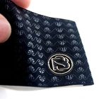 Fashion Custom Garment Woven Labels Damask For Clothing