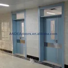 White Operating Operating Room Door 1.2mm Color Painted Steel White Manual Consulting Operating Room Door