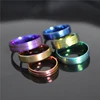 2019 New Arrivals Real Titanium Rings Jewelry Women Accessories, Multi Color Plated Wedding Ring With Diamond