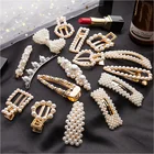 2019 instagram fashion pearl hair clip hair accessories for women girls wholesale hair clip for girl hairclip barrettes