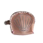 Shell sliver shinny printing glitter PVC pouch