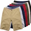 Flat Front Cargo Shorts Men's Casual Shorts Classic Fit blank shorts for men