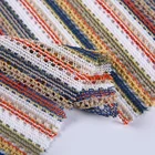 Keqiao textiles herringbone spandex crochet pattern warp knit polyester fabric cloth