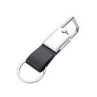 Leather Clip Vintage Key Chain Metal Keyring Car Personalized Man Blank Custom Keychain
