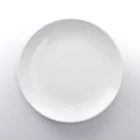 New Arrival Product Hotel Restaurant Wedding Gold Silver Rim Beaded Porcelain Charger Plate, Plate Ceramic White~