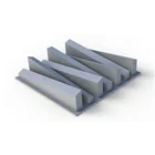 polyester QRD diffuser hexagon acoustic panel