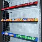 Digital shelf led video display P1.25 led edge sign