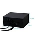 custom luxury black cardboard packaging foldable collapsible rigid paper folding board gift box with magnetic lid closure