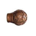 wooden finial wooden curtain rod wooden curtain pole 35mm decorative curtain rod gorgeous style