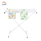 oem wholesale cloth foldable outdoor iron folding clothes drying rack