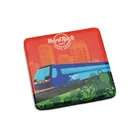 Custom Keychain Waterproof Clear Epoxy Resin 3d Logo Magnet Sticker Fridge Whiteboard Weekly