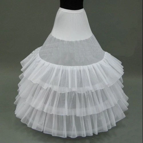 Vestido de boda de apoyo falda 4-capa adulto crinolina enagua petticoat falda para las mujeres novia forro apoyo ordenado cola boda crinolina