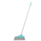 Professional Supplier Wholesale Blue Long Handle Plastic Commercial Dustpan And Broom