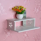 Wall Shelf Wood Floating Holders Hanging Shelf Brackets for TV Boxes Router