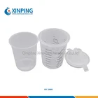 The wholesale price disposable paint cup 180ml 125 micron with clips for car body repair