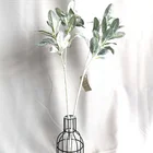 Lifelike BE artificial flocked lambs ear for wedding decor