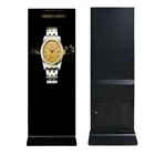 Touch screen 43 inch floor stand advertising player indoor interactive display LCD electronic board