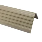 Plastic extrusion profile rubber anti slip step stair nosing edge trim vinyl pvc cove former stair nosing strips
