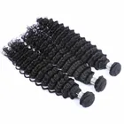 100% remy indian human hair weave vendors virgin deep wave hair bundles wholesale