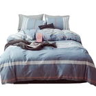 Modern popular luxury cotton material quilt cover bedding sets