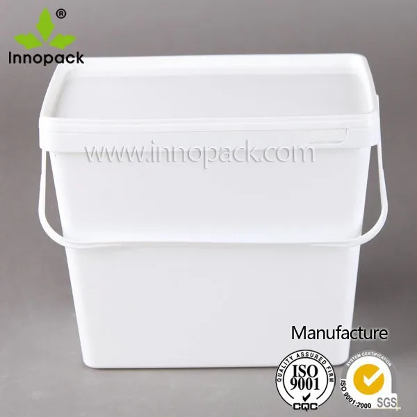 1 Gallon Food Grade Plastic Buckets,5 Ltr Clear Bucket,Transparent 4