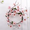 D1235 Home hang decoration artificial flower wreath supplies wholesale