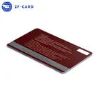 PVC credit card size prepaid magnetic calling card for public payphone