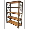 /product-detail/wholesale-retro-vintage-industrial-style-furniture-wooden-iron-bookshelf-with-wheels-62112903061.html