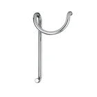 Manufacturer Cheap heat resistant chrome metal hardware bathroom shower sliding glass door handle