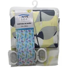 Closeout Polyester Fabric Shower Curtain Hook Polyester Shower Curtain Shower Curtain