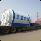 Large Capaciy 12tons waste tire or rubber pyrolysis recycling pant