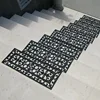 Outdoor Non Anti Slip Self Adhesive Recycled Rubber Step Mats Rubber Stair Mats