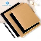 Custom Logo Print A5 Journal Sewing Stitching Blank Kraft Paper Notebook Sketch Book