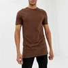2019 Latest Design Cheap brown 100% cotton blank mens tshirt